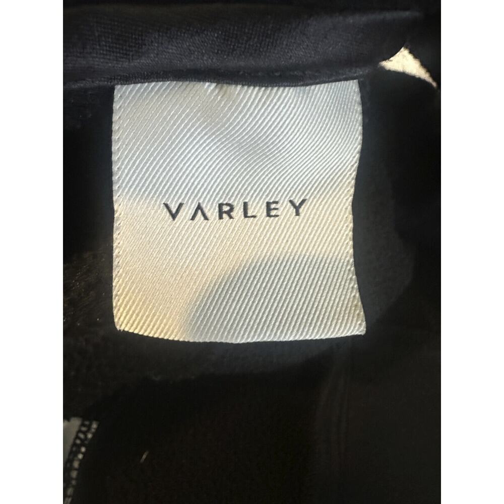 Varley Donley Fleece Jacket Black Oversized Full Zip High Neck Womens Size Large - Picture 13 of 16